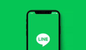 公式LINEお友達追加案内用のスマートフォン画面